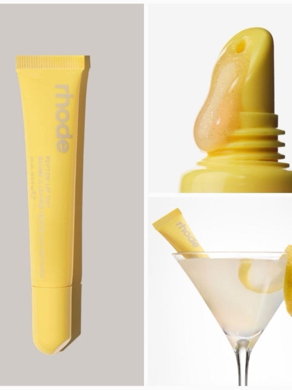 RHODE Lemontini Peptide Lip Tint